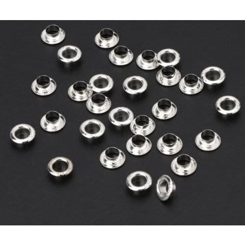 2021 New 30Pcs 925 Sterling Silver Smooth Beads Large Hole Beads For Jewelry Making