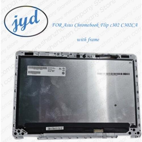 With frame 1920*1080 new original 12.5" Touchscreen Lcd 2 In 1 FOR Asus Chromebook Flip c302 C302CA LCD Display Assembly