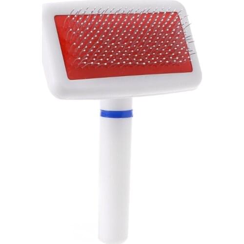 Pet Dog Cat Puppy Hair Shedding Grooming Trimmer Fur Comb Brush Slicker Tool 85DA