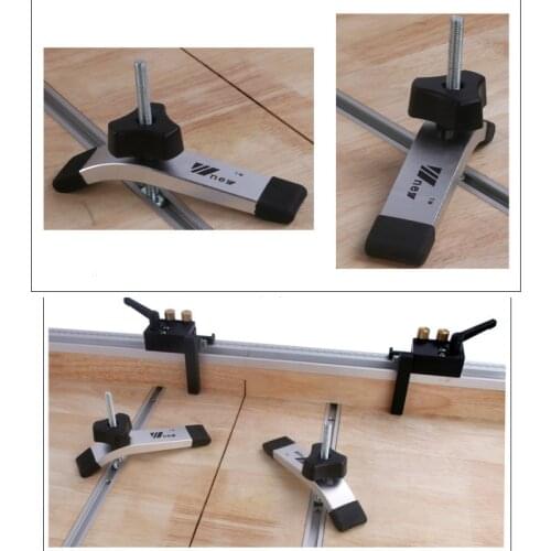 Woodworking T-slot Slide Track Aluminium Alloy T-tracks Miter Track for Woodworking Saw/Router Table Workbench Tools Type-19