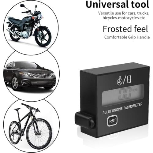 Clip style Digital Engine Tach Tachometer Gauge Inductive Display For Motorcycle Marine chainsaw pit Boat Chainsaw tachometer