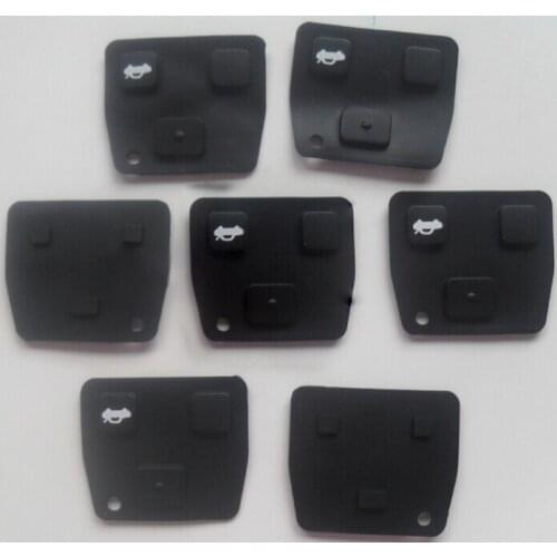 Replacement Remote Key Silicon Rubber Pads 2 3 Buttons Car Key For Toyota Avensis Corolla Lexus RVA4