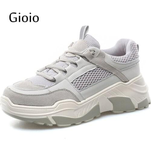 Casual White Shoes Women Chunky Sneakers Mesh Platform zapatos de mujer Spring New chaussures femme Ladies footware Breathable
