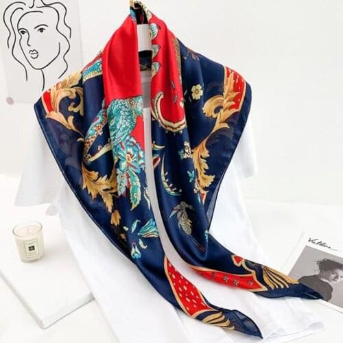 KOI LEAPING New fashion scarf for ladies Flower and bird forest printing scarf shawl decorative headscarf Variety shawl