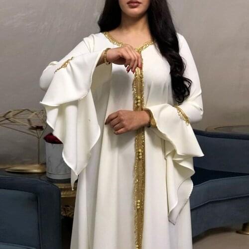 Robe Longue Ramadan Abaya Dubai Turkey Arabic Islamic Muslim Fashion Dress Abayas Dresses For Women Djellaba Femme Vestido
