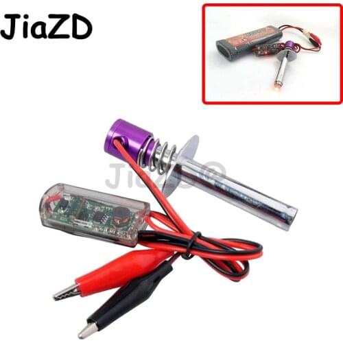 1PCS RC Cars 6-12V RC HSP 80100 Electronic Glow Plug Igniter Cable Clip Nitro Output 1.2V 18 21 28 engine RC Car Accessories Y1