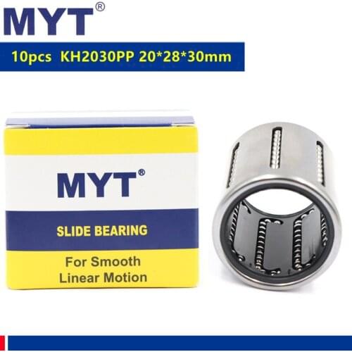 10pcs MYT high precision KH2030PP Compact Type Linear Bearings Linear Bushing For 20mm CNC Router 3d printer parts 20*28*30 mm