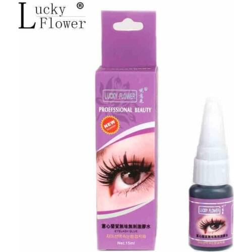 15ml Odourless No Stimulation Eyelash Extension Glue Black Eyelash Glue For Eyelash