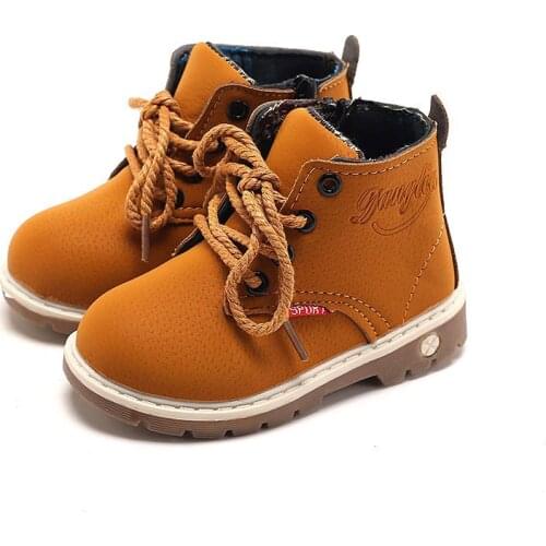 2021 Fashion Kids Martin Boots For Girls Boys Children Snow Boots Winter Rubber Baby Boot Autumn Boots Warm And Non Slip Shoes