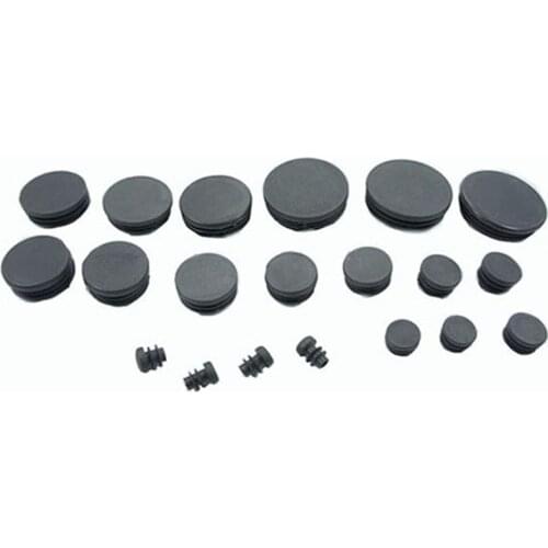 40pcs outer12,14,16 19,22,25,28,30 35,38,40 42 45 48 50 58 60 76mm Round table insert end blank Pipe feet table leg pad cap plug