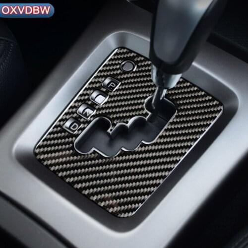 For Subaru Forester accessories Gear Panel decorate carbon fiber automotive interior trim stickers The forest people 2008-2012