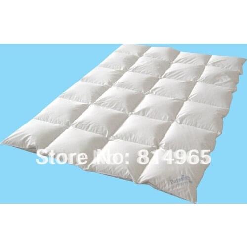 FREE SHIPPING QUEEN 210X210CM 340GSM 7 BLANKET HIGH QUALITY 95% HUNGARIAN GOOSE DOWN QUILT DOONA COMFORTER