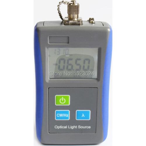 Free Shipping Dual Wavelength 1310/1550nm SM Handheld Mini Fiber Optical Light Source
