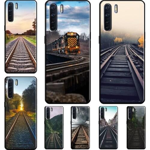 Train Rail Case For OPPO A1K A52 A72 A83 A91 A3S A5S A15 F5 A5 A9 A31 A53 2020 Reno 2 Z 4 Pro Coque