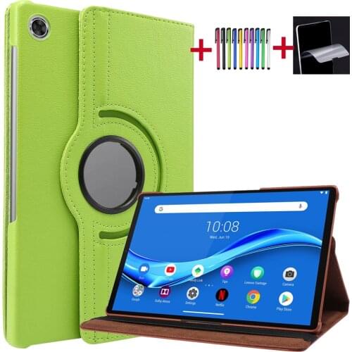 Tablet stand case for Lenovo tab M10 HD TB-X505F TB-X505N TB-X605C TB-X605F folio protective shell+screen protector+stylus