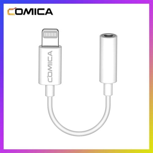 COMICA CVM-SPX-MI 3.5mm TRRS-L ightning Audio Cable Adapter