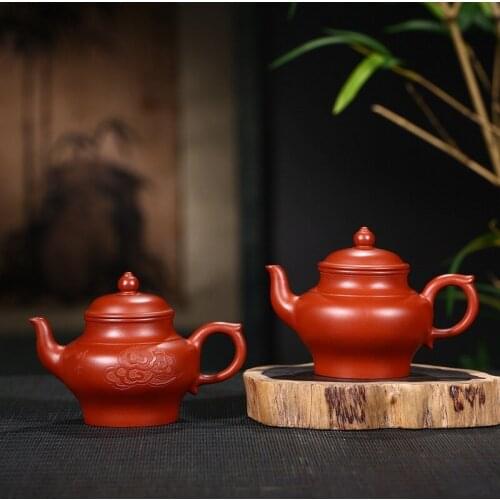Yixing undressed ore dahongpao smile sakura are recommended wang ping full handmade fine element face the teapot