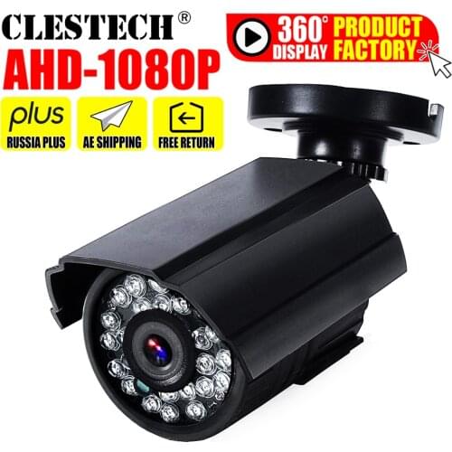 Sony Imx323 Full AHD CCTV Mini Camera 720P/960P/1080P HD Digital 2MP Waterproof ip66 Outdoor Infrared Night Vision with bracket