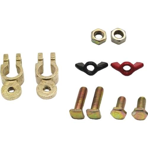 Car Marine Boat Van RV Battery Terminal Connectors Clamp with Wing Nut