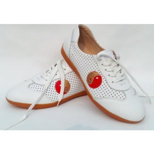 Chinese Kung Fu Tai Chi Sneakers Unisex Sport Shoes Breathable Practice Footwear Genuine Uppers Cow Muscle Soles