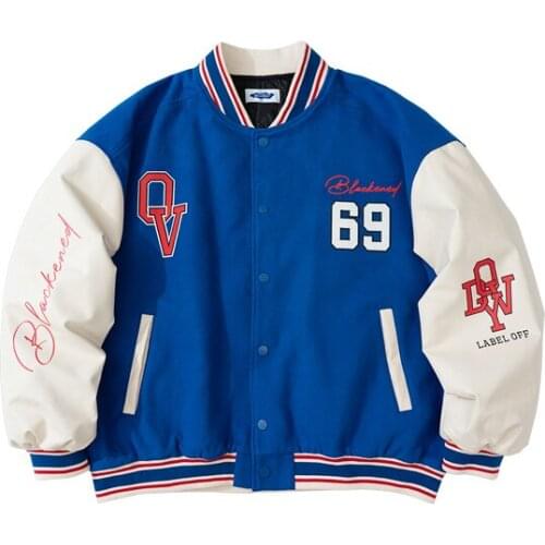 Mens Winter Jacket Baseball Oversize Fashion Varsity Vintage Teenager Bomber Men Autumn Clothing Letter Quilted Jackets Coat