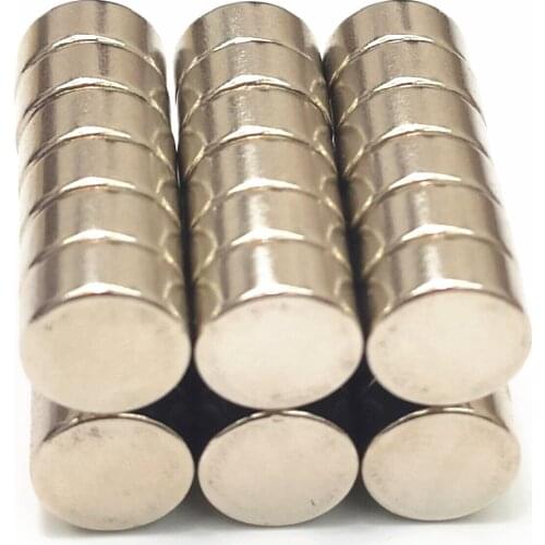 10mm x 6mm Neodymium Magnet 10x6 Super Powerful Strong Permanent Magnetic imanes N35 Round NdFeB 10x6 mm Magnetic standard