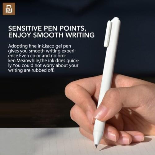 Original Xiaomi KACO 0.5mm Roller Mi Signing P E N Gal Ink Smooth Writing Durable Signing Black Refill 1 PCS Retail top qualtiy