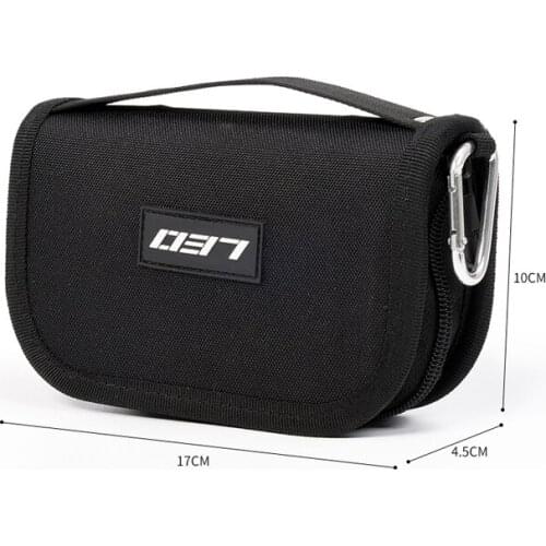Leo Fishing Bag Oxford Cloth with Eva Liner Lure Fishing Tackle Accessories Storage Bag Fishing Lines Lures Spinner Fishhook
