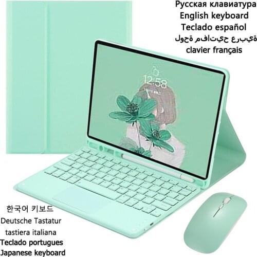 Magic Touchpad keyboard for iPad 10.2 7th 8th Generation keyboard Case for iPad Pro 10.5 Air 3 2019 Cover Russian Korean Spanish