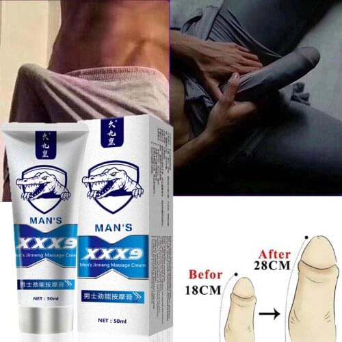 50ML Penis Enlargement Cream Male Penile Lubricant Massage Oil Erection Enhance Growth Big Dick Increase Thicken Products
