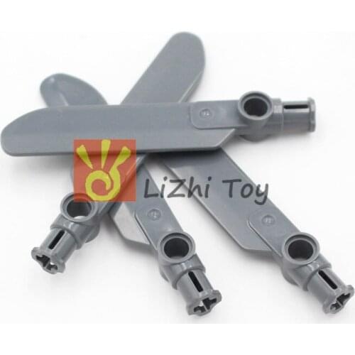 Technology Rotor Blade Small with Axle and Pin Connector End 1x8 Brick Building Blocks Compatible Accessories Mechanical