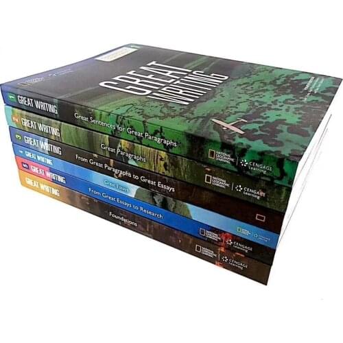 6PCS/Set National Geographic Learning NGL Great Writing Ability Enhancement Textbook Grammar Vocabulary Book English