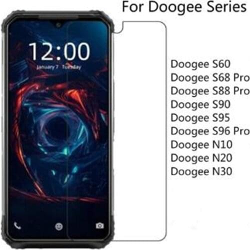 3-1 Piece Tempered Glass for Doogee S96 S68 S88 S90 Pro S60 S95 S59 Screen Protector on Doogee N30 N10 N20 Protective Film Glass