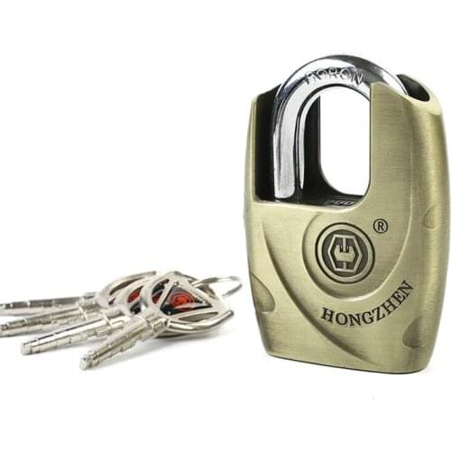 Zinc alloy antique padlock Spot support custom warehouse anti-theft outdoor anti-rust gate padlock