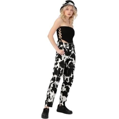 Women Crop top For Women Sexy Crop top Tie Side Bustier Crop Black White Knitting Top Woman 2021 Plus size 36- 46