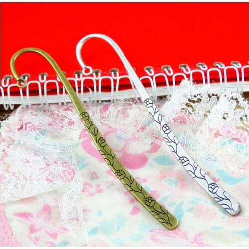 10pcs Antique Bronze Antique silver plated Bookmark charms Vintage Pendants fit DIY Jewelry Making