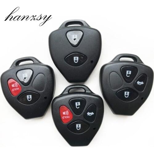 15Pcs 2/3/4 Buttons Remote key shell For Toyota Camry Corolla RAV4 Avalon Venza Reiz Crown Replacement Car key Fob Cover Case