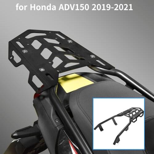 2020 ADV 150 Motorcycle Rear Luggage Top Rack Carrier Shelf Rack Cargo Support Mount Bracket for Honda ADV150 2019-2021