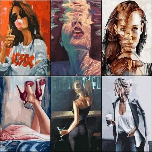 New arrival 5D DIY Diamond Painting Full Square/Round Drill "Beautiful Girl" Embroidery Cross Stitch gift Home Decor