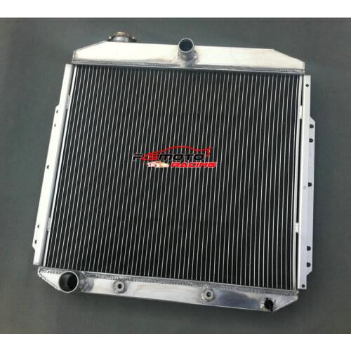 Aluminum Racing Radiator For Ford Pick Up F350 F250 F100 For Ford Engine 53-56 53 1954 1955 1956