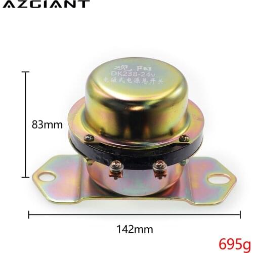 AZGIANT 1pcs Car Electromagnetic Power Off Master Switch DK138 238 Anti-battery Leakage 12V 138 24V 238
