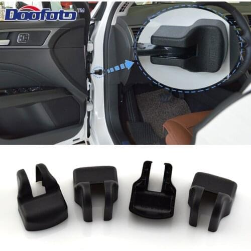 Doofoto 4x Car Arm Door Lock Limiting Stopper Cover For Toyota Corolla CHR RAV4 Auris Camry Crown YARiS Car Accessories Styling