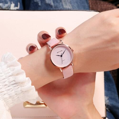 Couple Watches Ladies Rose Gold Lover Wrist Watches Women Small Leather Strap Bracelet Watch For Girl Gift Relogio Feminino Hot