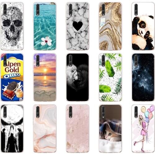 Case cover for huawei p20 pro case back cover silicone 360 full protective P 20 pro Coque etui clear 3