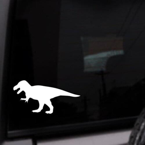 Black/Sliver T-Rex Tyrannosaurus Dinosaur Car Sticker Small/Big Size Removable Waterproof Window Body Decal CL910