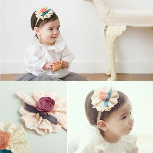 Baby Hollow Flower Hairband Hair Accessories 2 Colors Available Headband Infant Girl Hair Band Childern Hair Clips