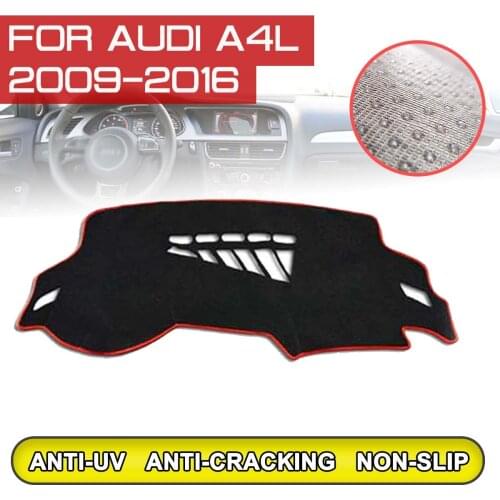 For Audi A4L 2009 2010 2011 2012 2013-2016 Car Dashboard Mat Anti-dirty Non-slip Dash Cover Mat UV Protection Shade Sticker