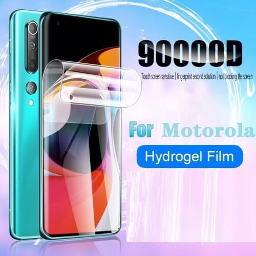 Hydrogel Film For Motorola Moto G100 G20 G30 G40 Fusion G50 G60 One 5G Ace E 2020 E7 Plus Protective Screen Protector Film