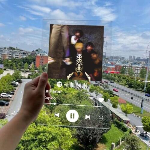 Creative Custom Spotify Style Acrylic Photo Board Personal Photo Style Lover Gift Soptify Music Photo Frame Room Decor