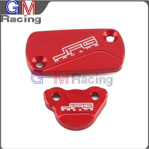 CNC Aluminum Front Rear Brake Reservoir Fluid Cover For HONDA CRF150R CR125R CR250R CRF250R CRF250X CRF450R CRF450X Motorcycle